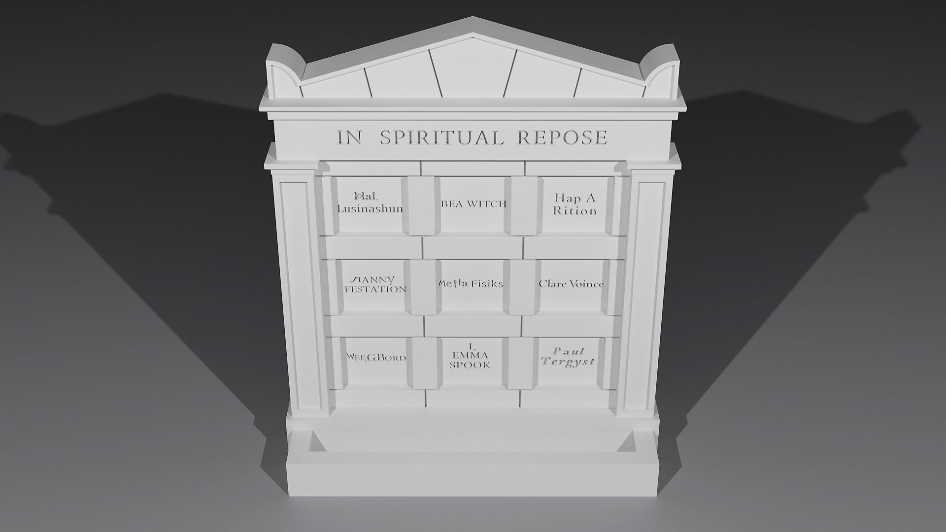 Haunted Mansion Exit Crypt 2 - Magic Kingdom 3D print model_3