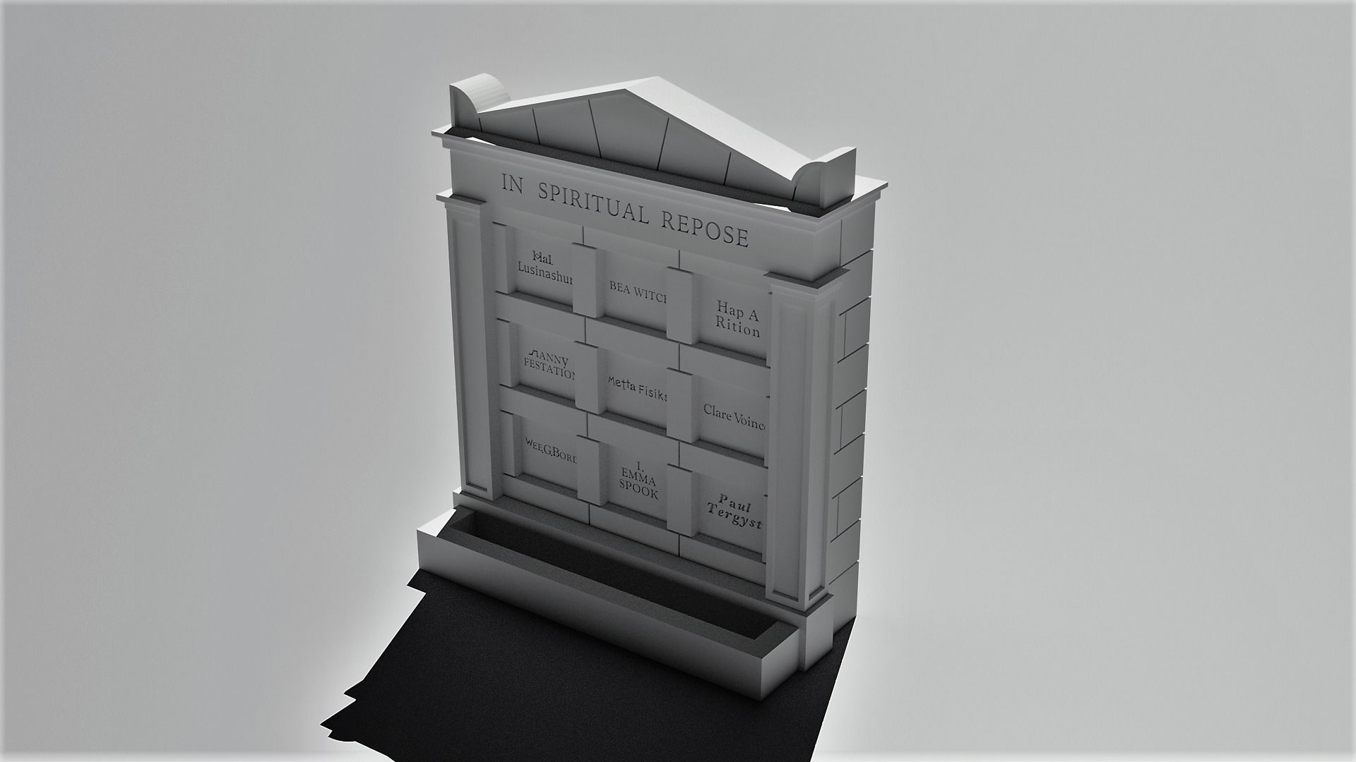 Haunted Mansion Exit Crypt 2 - Magic Kingdom 3D print model_2