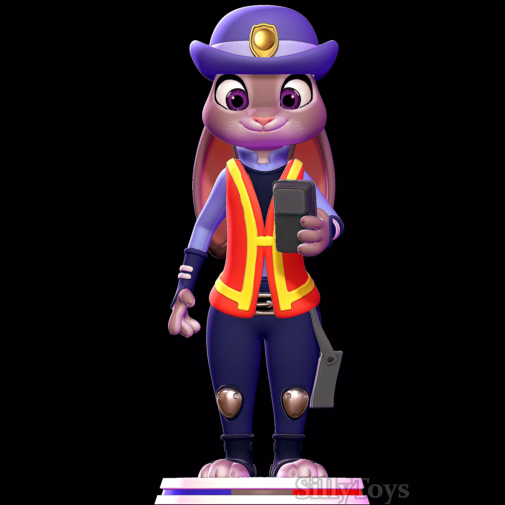 Judy Hopps Meter Maid - Zootopia 3D print model_0