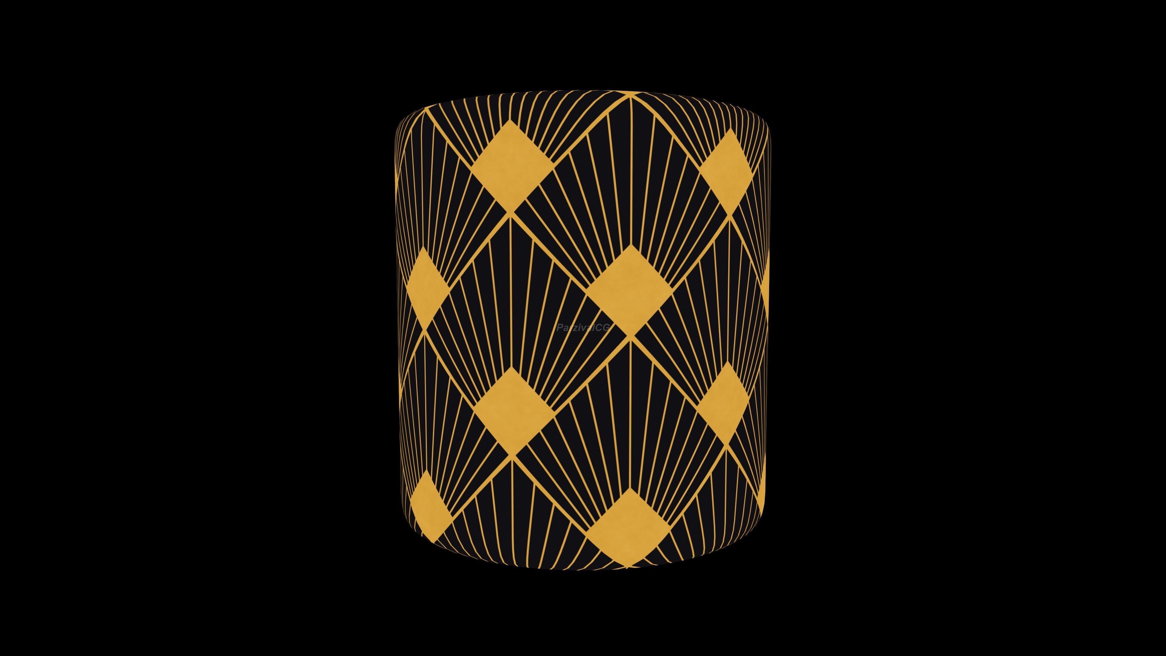 Art Deco Wall PBR Substance Material Texture_29