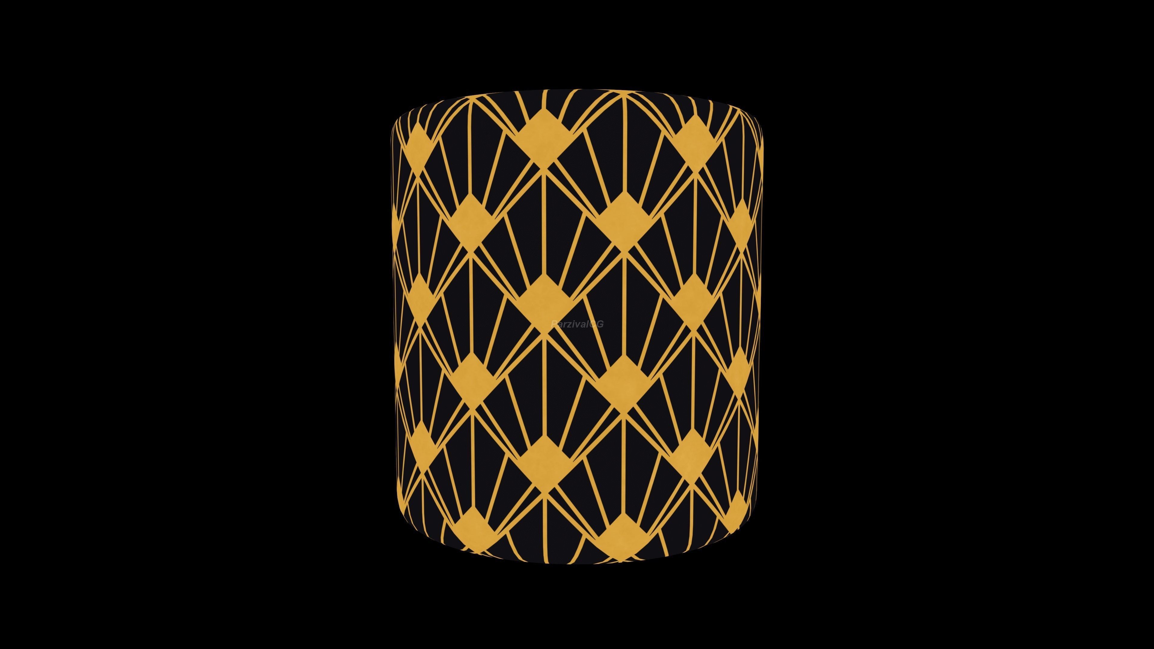 Art Deco Wall PBR Substance Material Texture_8