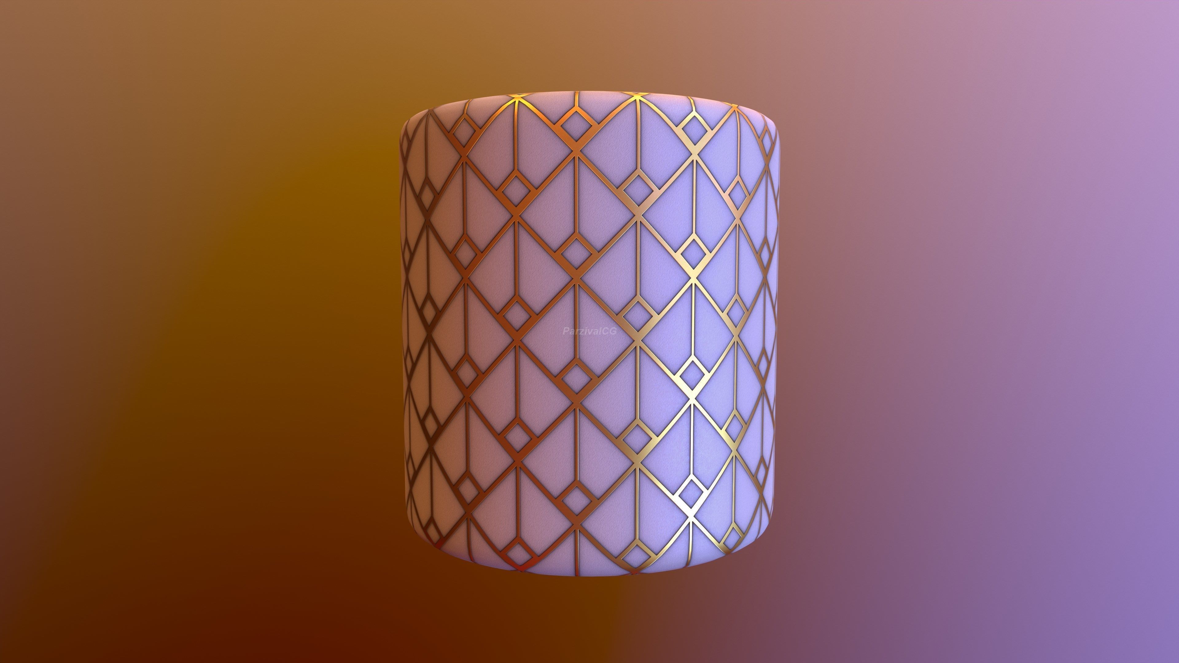 Art Deco Wall PBR Substance Material Texture_4