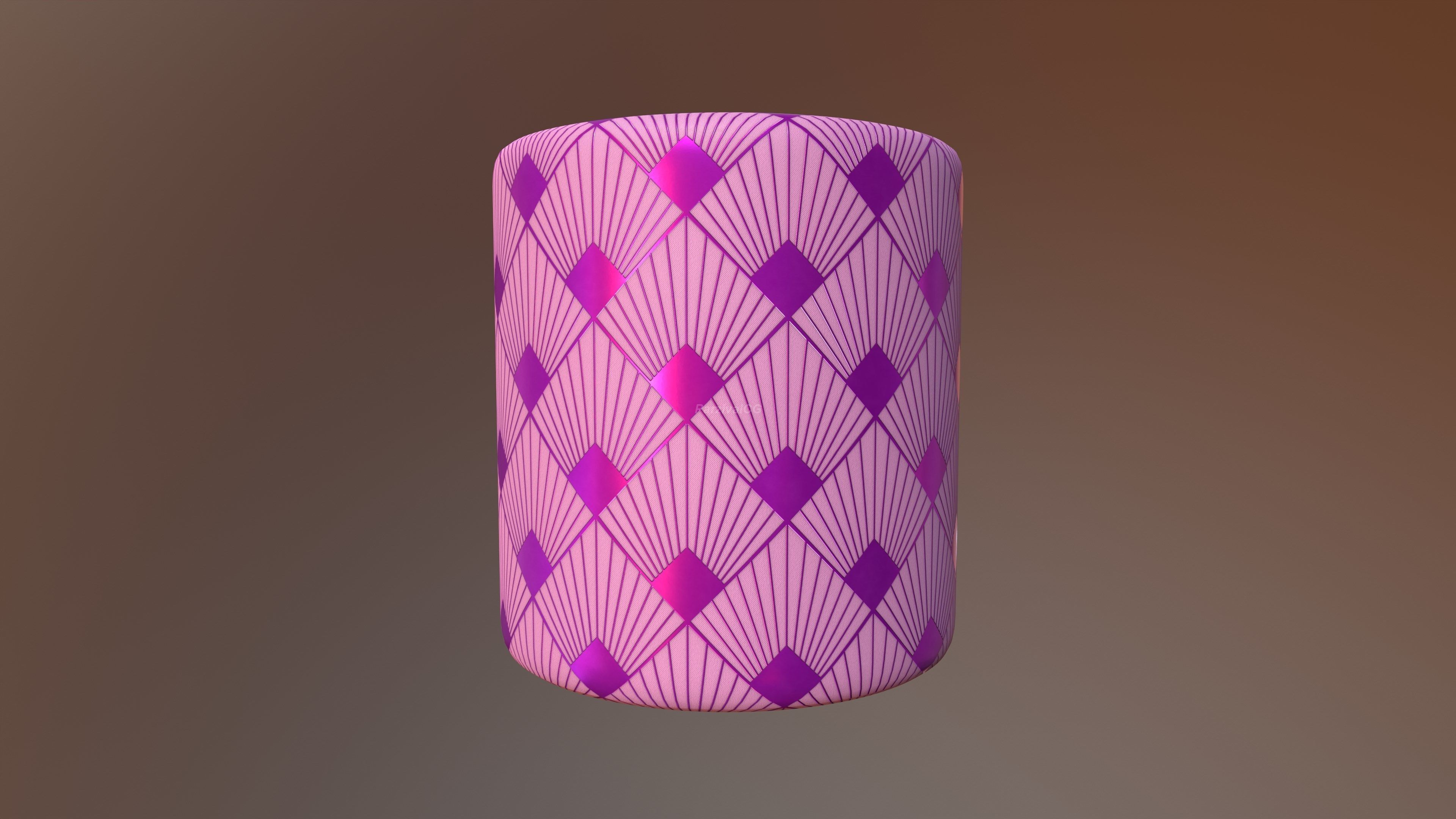 Art Deco Wall PBR Substance Material Texture_6