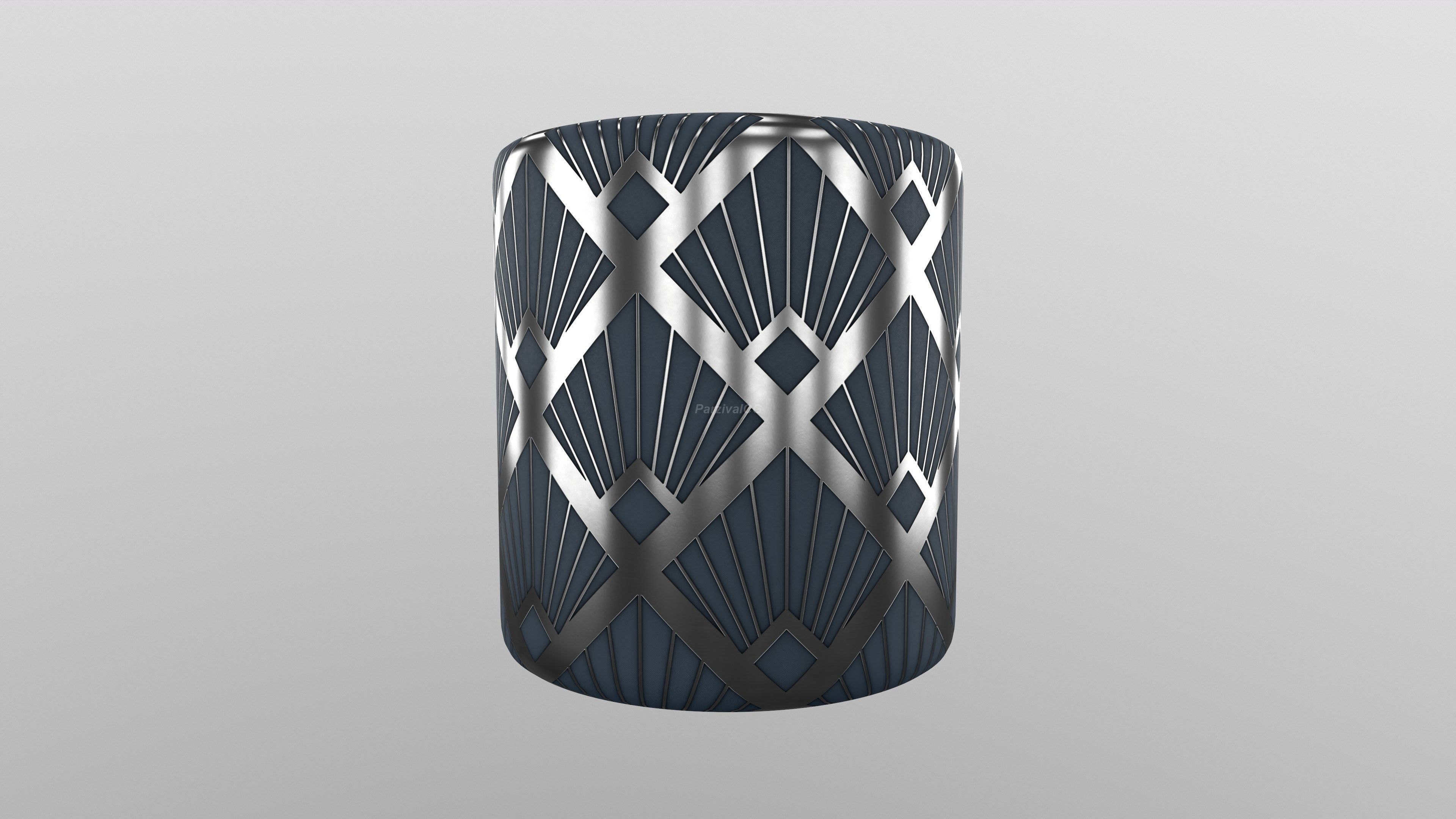 Art Deco Wall PBR Substance Material Texture_5