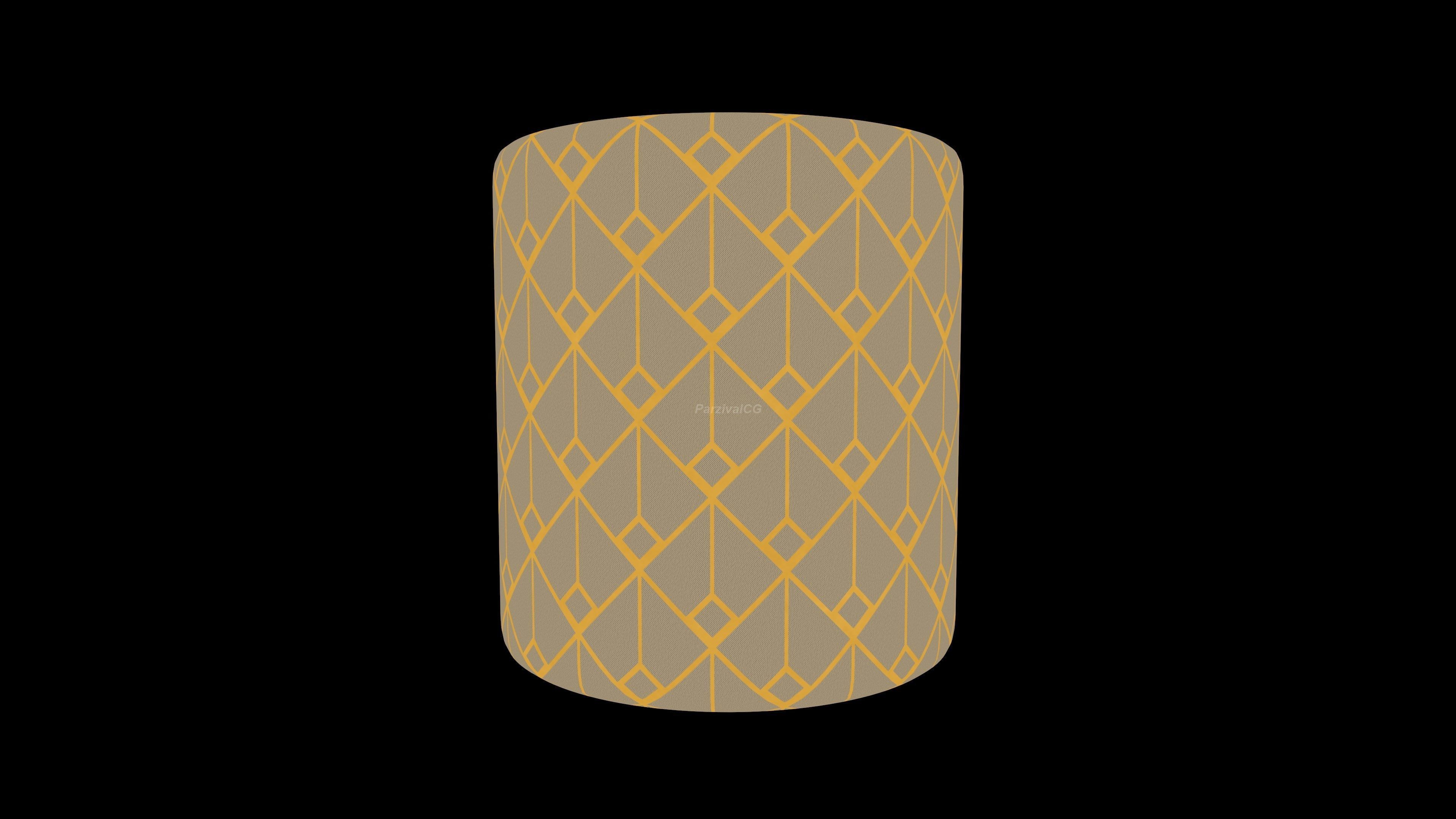 Art Deco Wall PBR Substance Material Texture_19