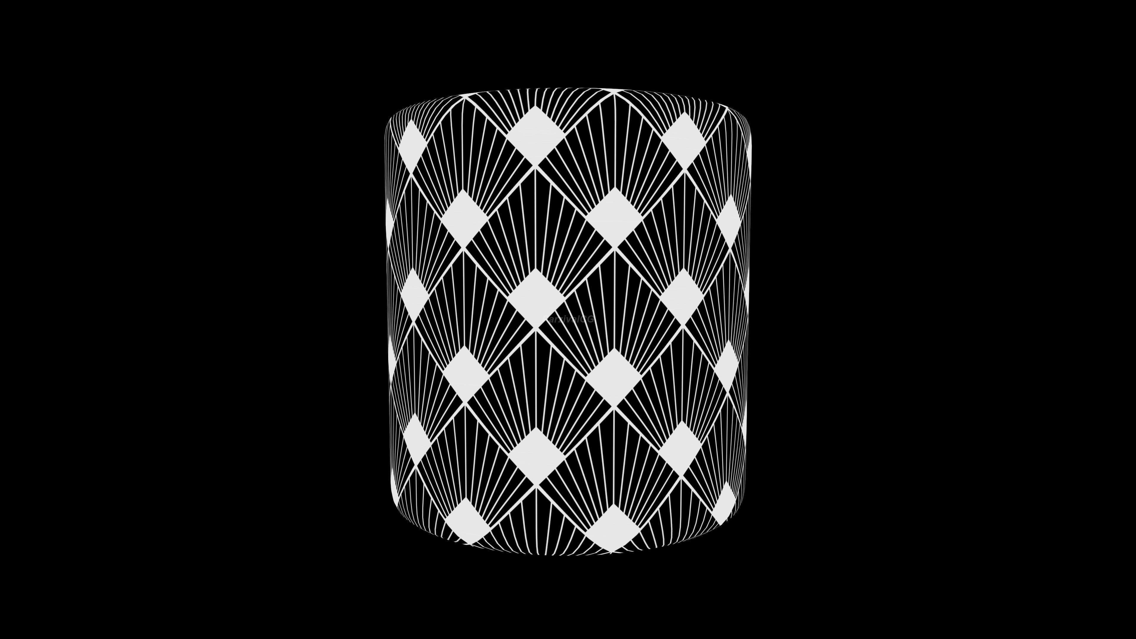 Art Deco Wall PBR Substance Material Texture_15