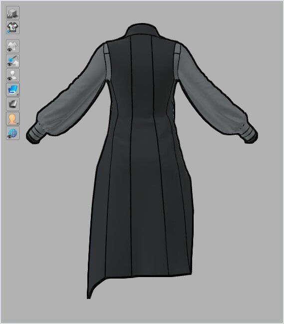 Female Casual Uniform 02 - 77 Marvelous Designer and Clo3D 3D model_4