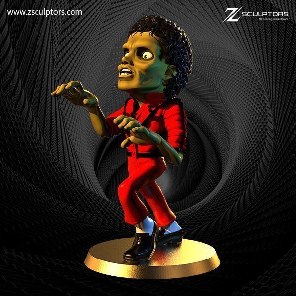 Michael Jackson Thriller 3D print model_1