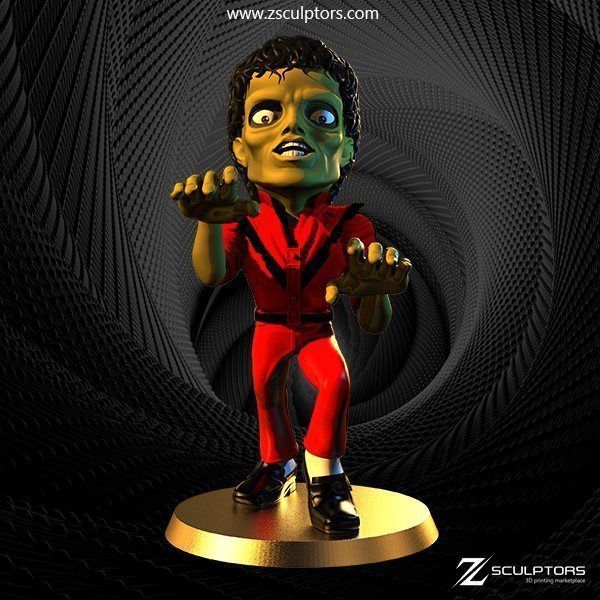 Michael Jackson Thriller 3D print model_2