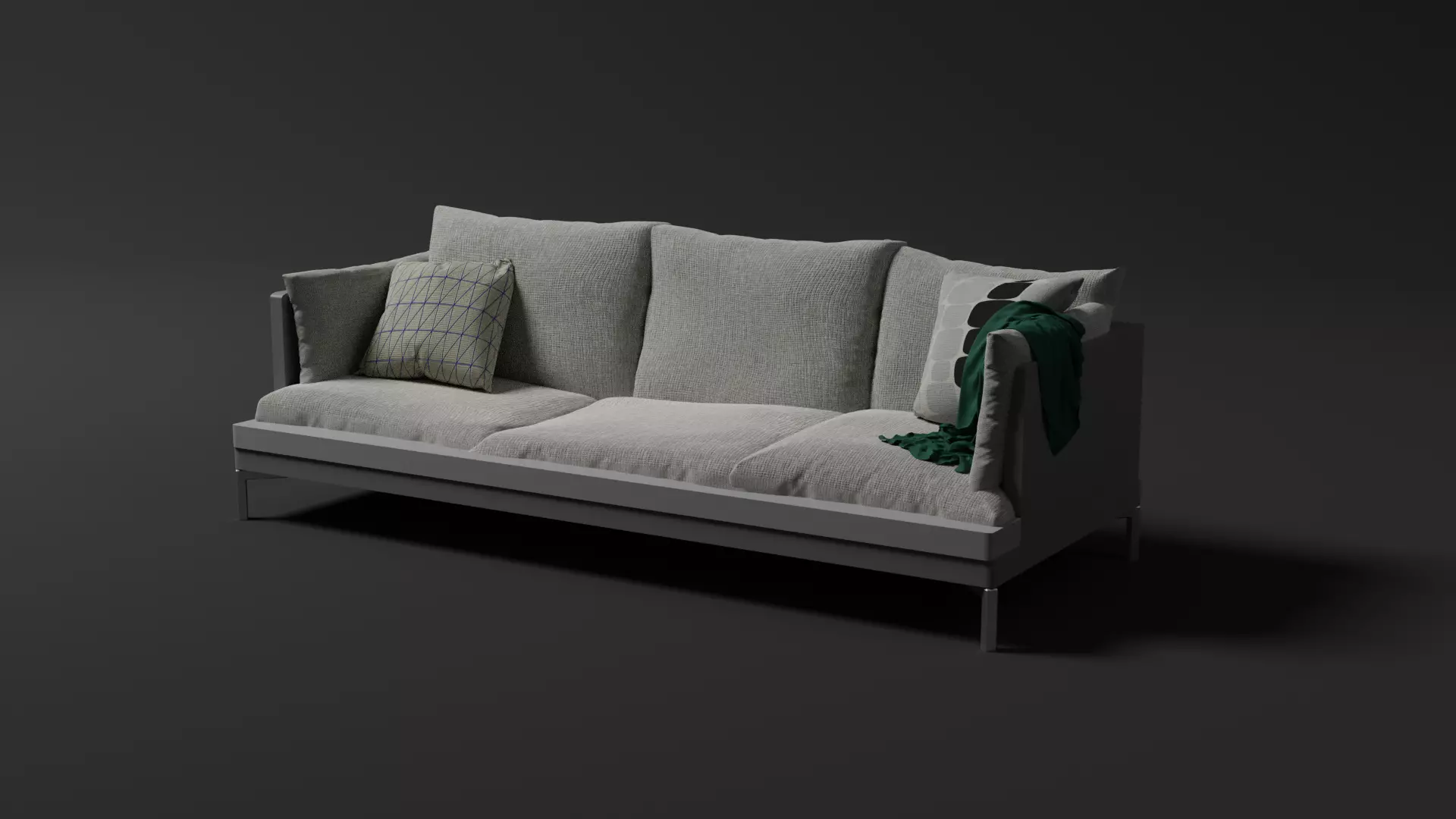 Modern Couch Free 3D model