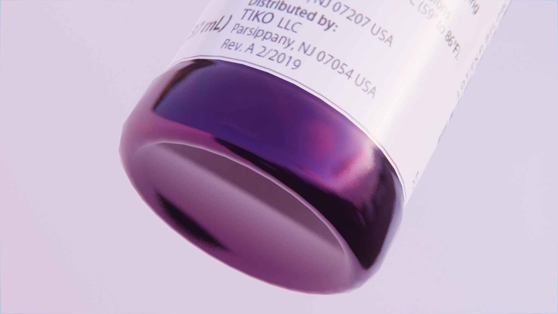 Lean Bottle Low-poly 3D model_4