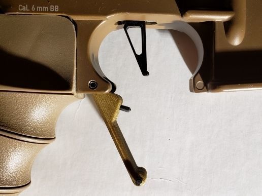 Airsoft Trigger Guard with Hard Stop 3D print model_2