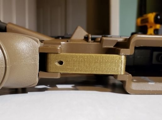 Airsoft Trigger Guard with Hard Stop 3D print model_1