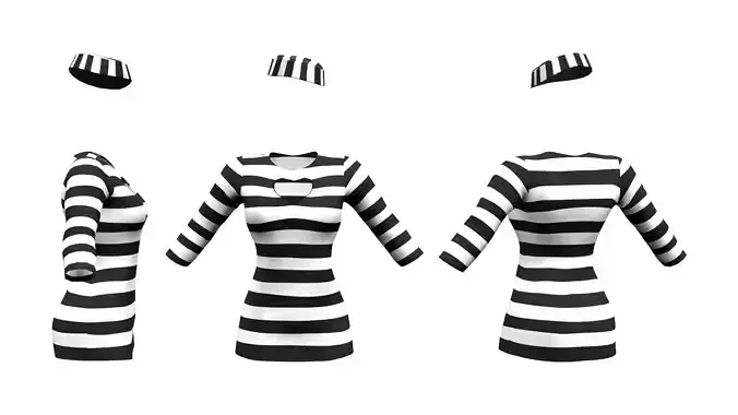 Womens Prisoner Costume
