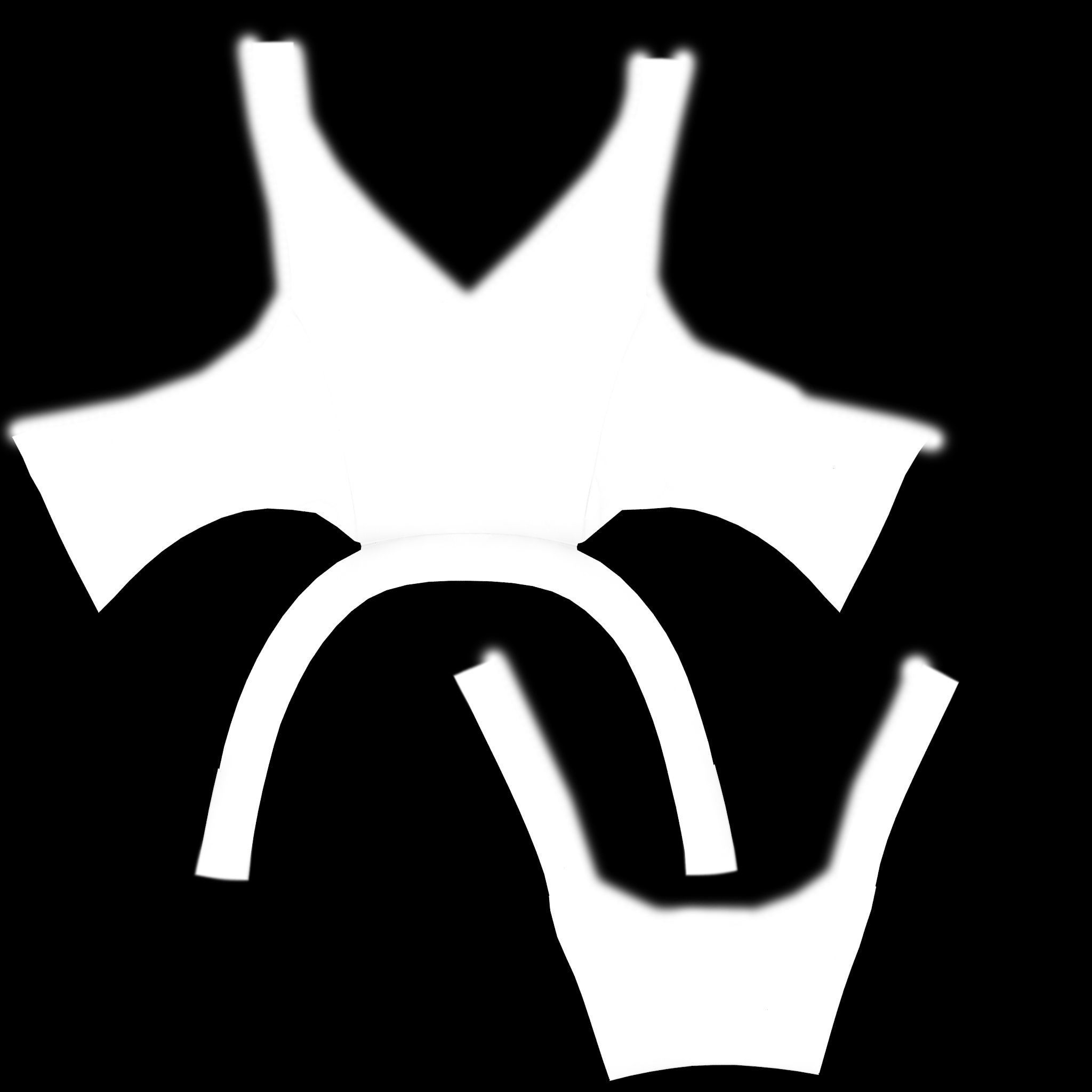 Female Strap Top V1 Low-poly 3D model_8