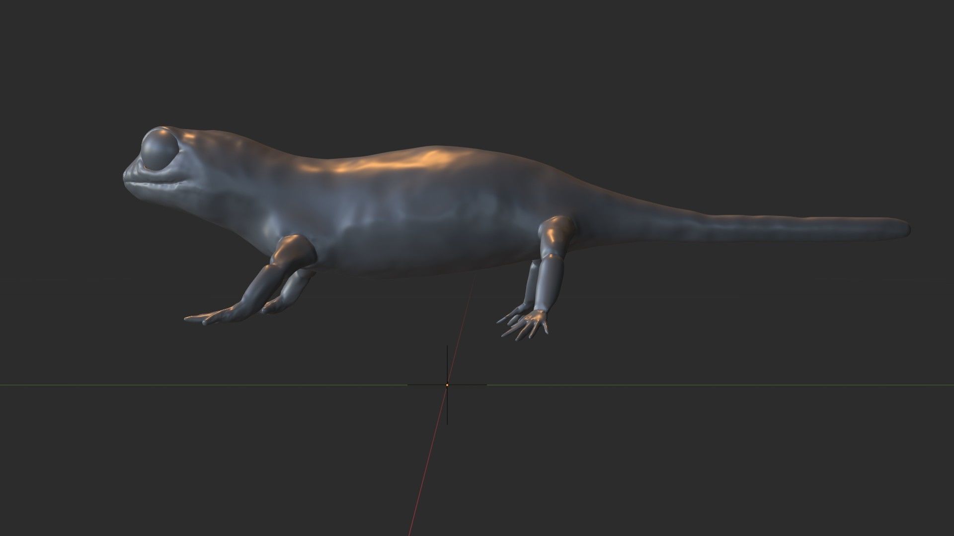 Tiger Salamander 3D model_6
