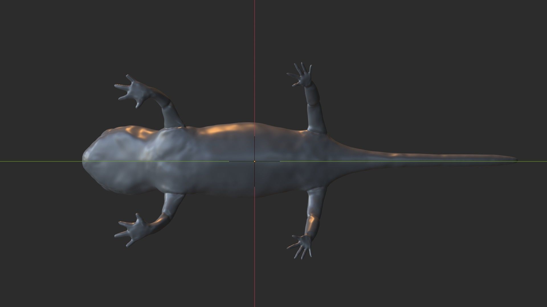 Tiger Salamander 3D model_8