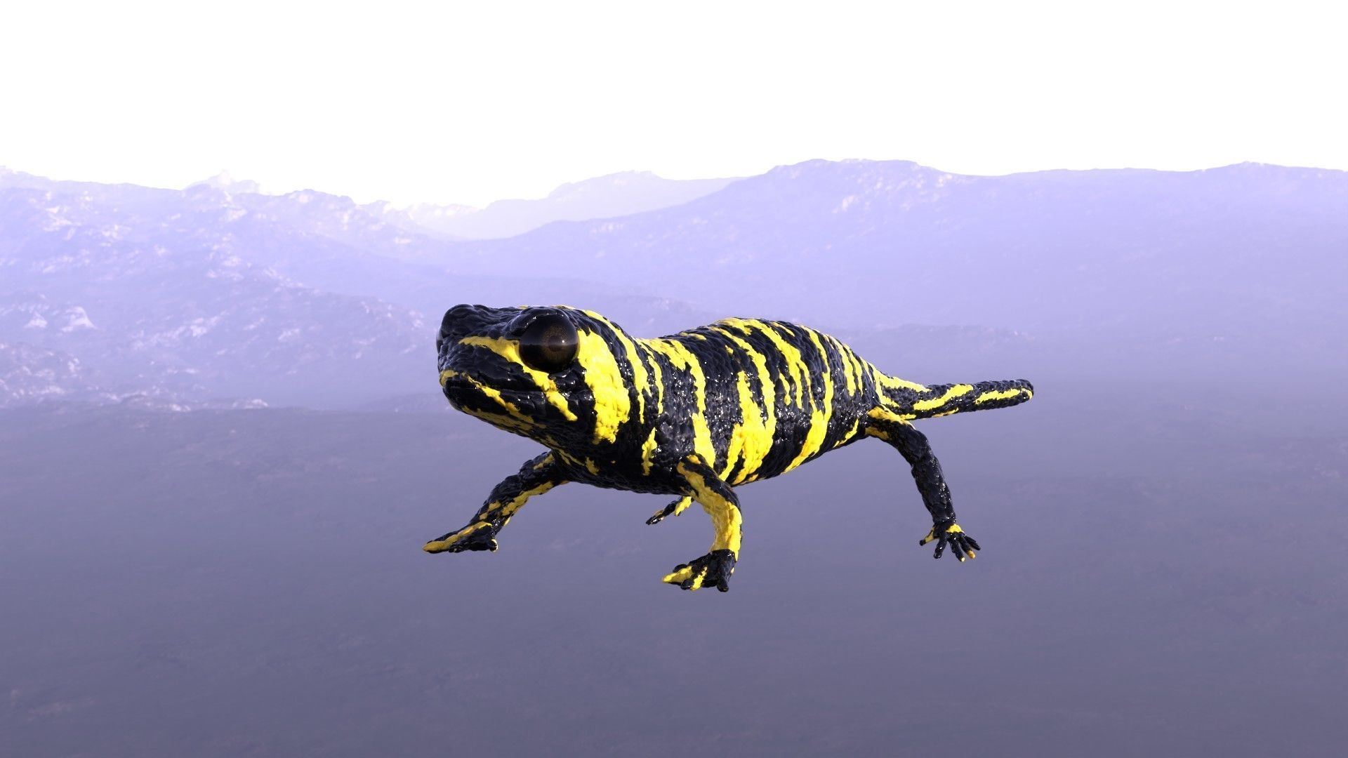 Tiger Salamander 3D model_3
