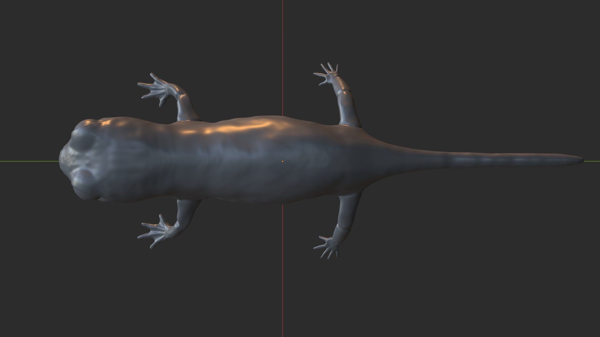 Tiger Salamander 3D model_7