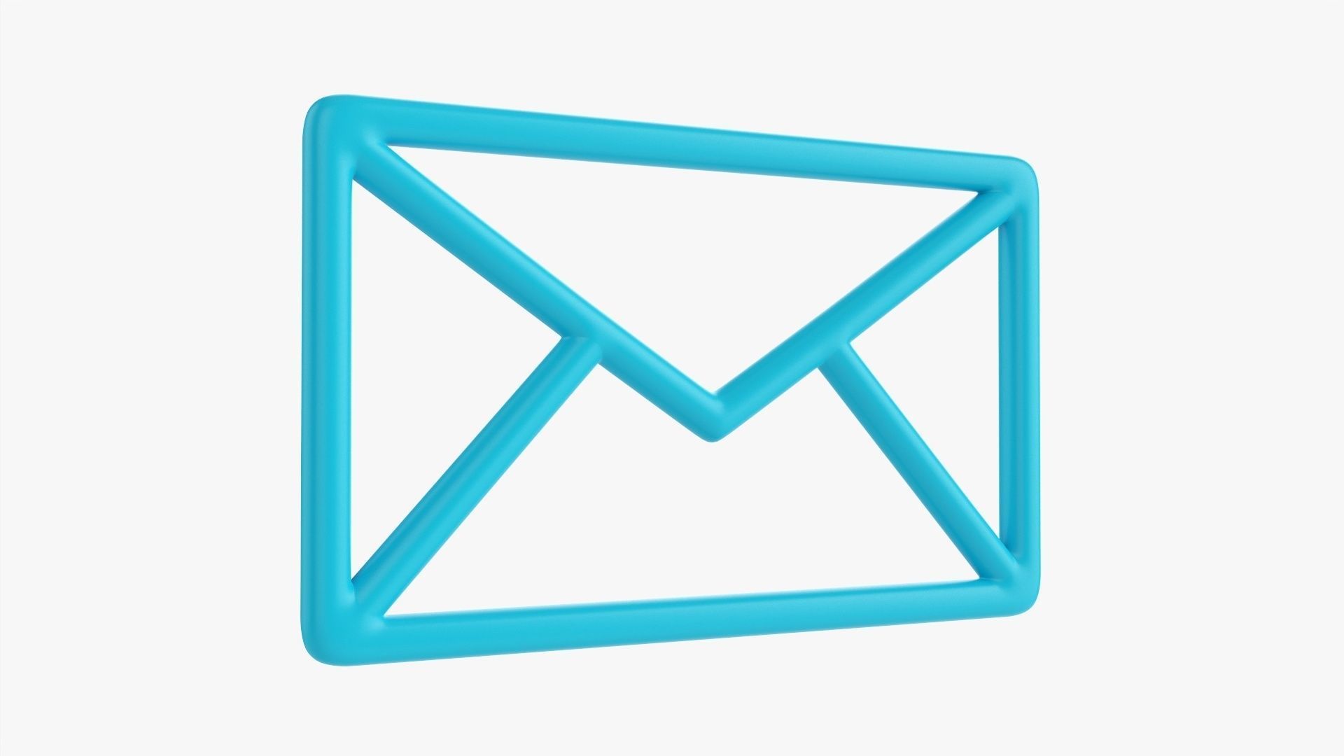 Mail symbol  3D model_1
