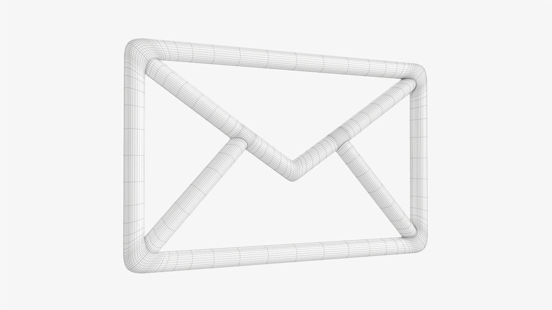 Mail symbol  3D model_5