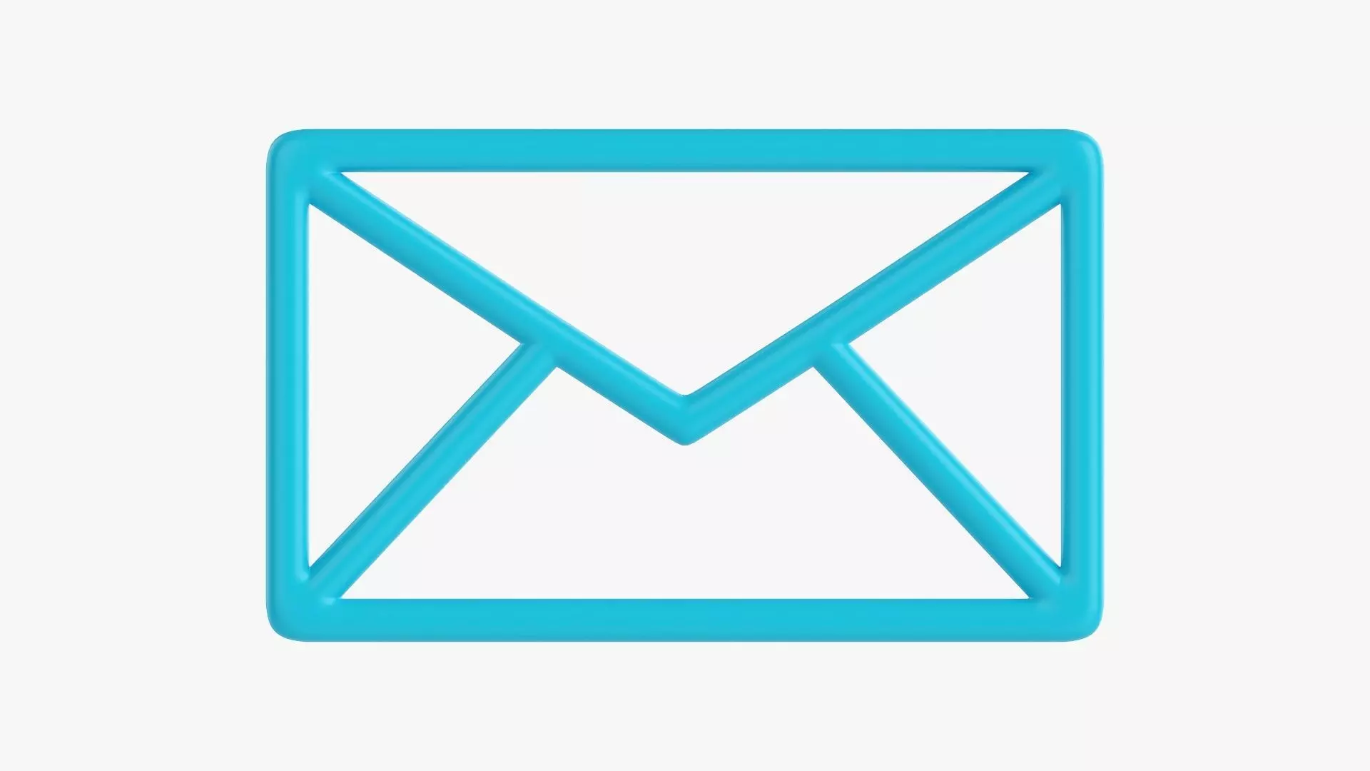 Mail symbol  3D model_0