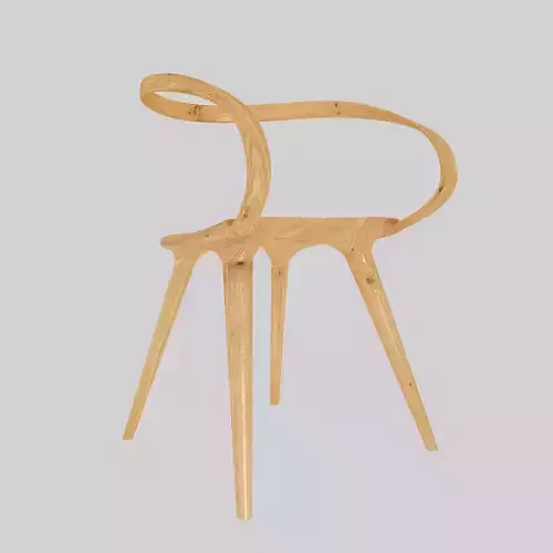 Modern Wood Chairs For Your Dining Room 3D model
