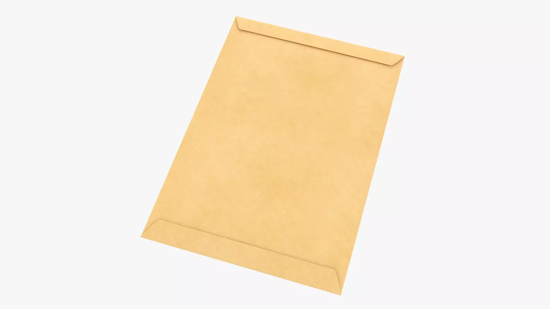 Envelope mockup 01 3D model