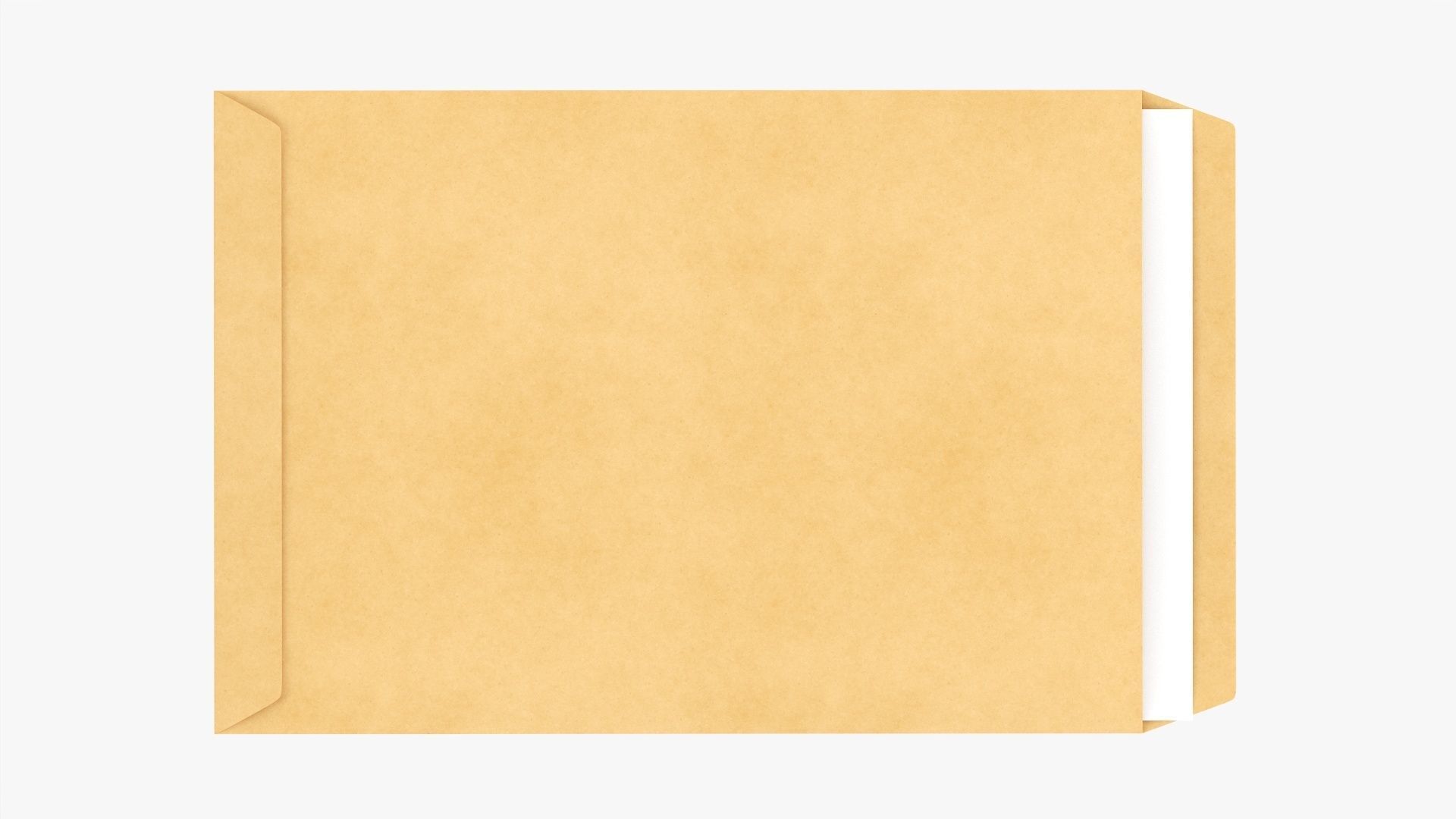 Envelope mockup 01 open 3D model_5