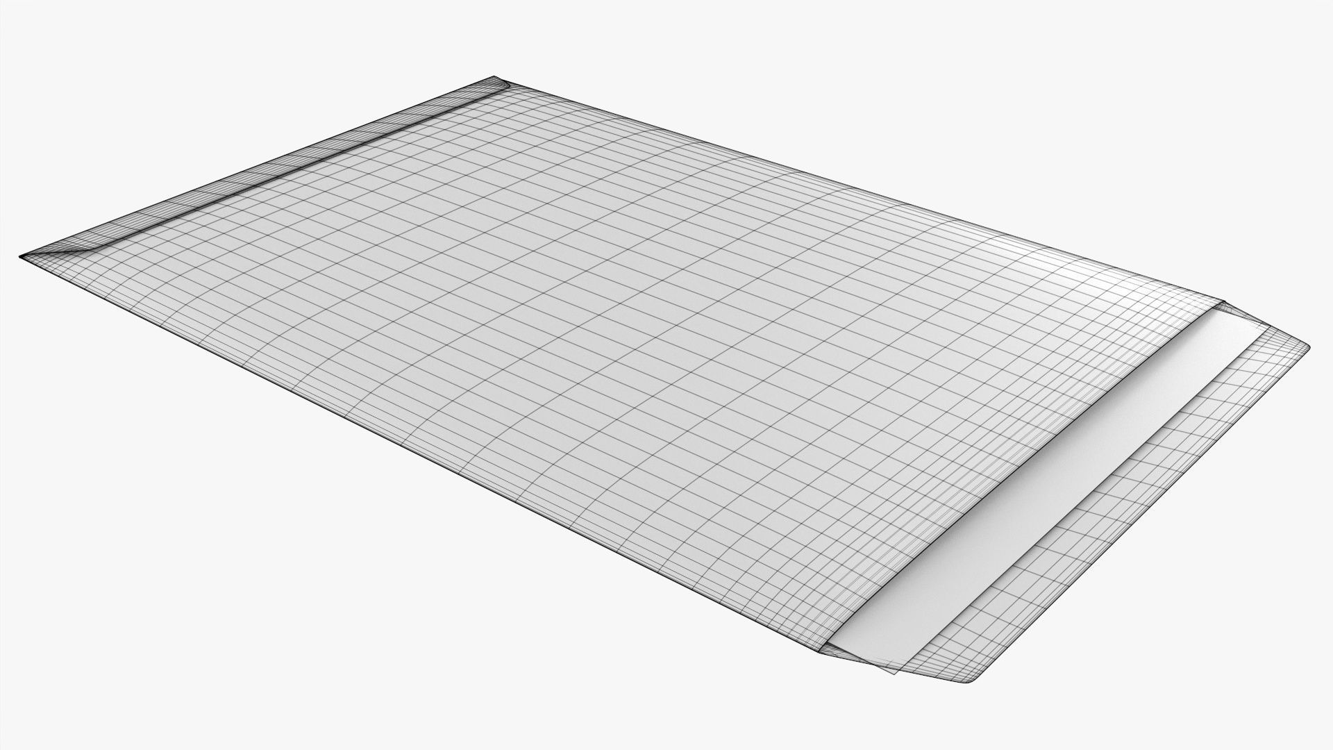 Envelope mockup 01 open 3D model_6