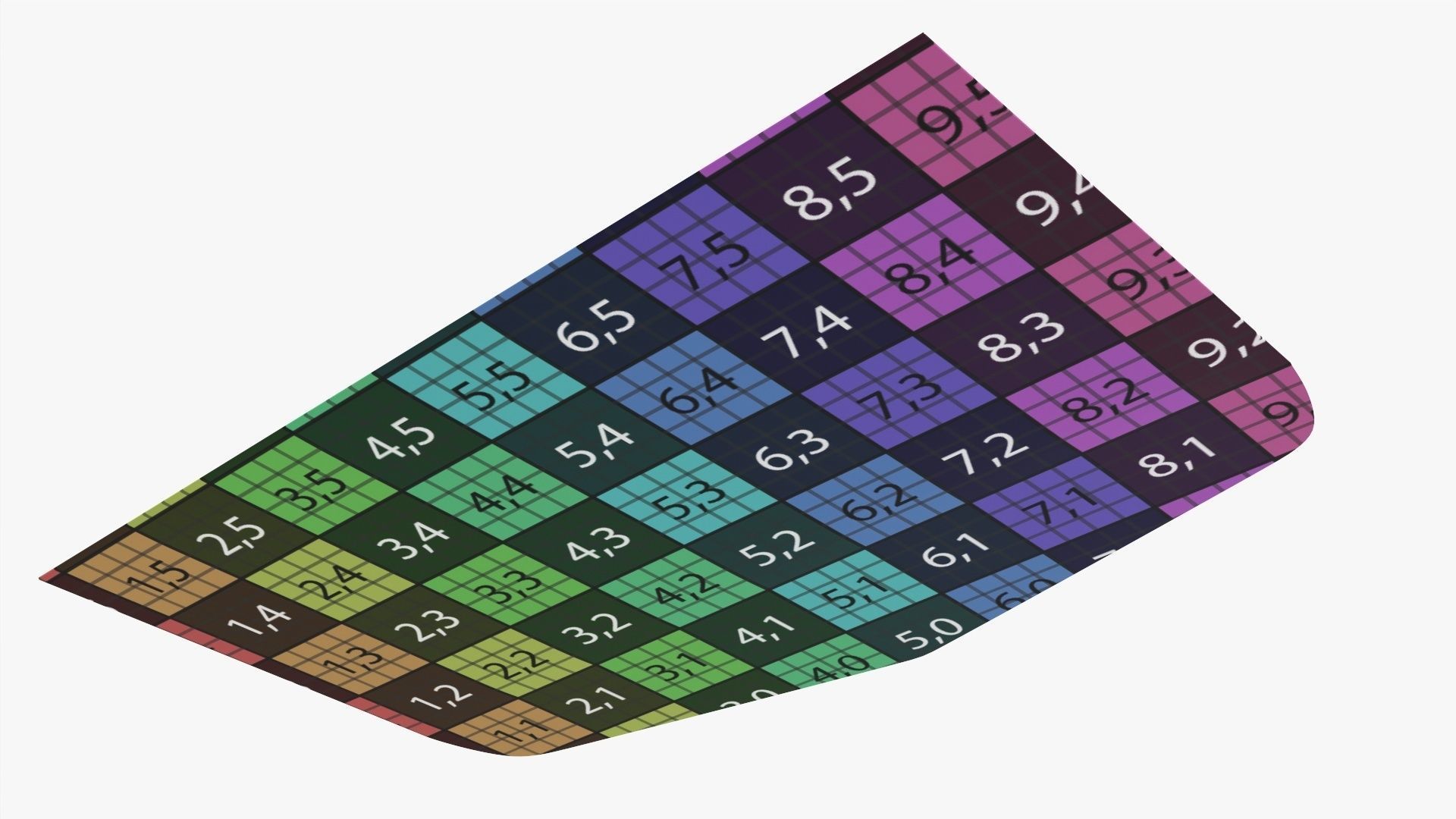 Envelope mockup 02 open 3D model_8