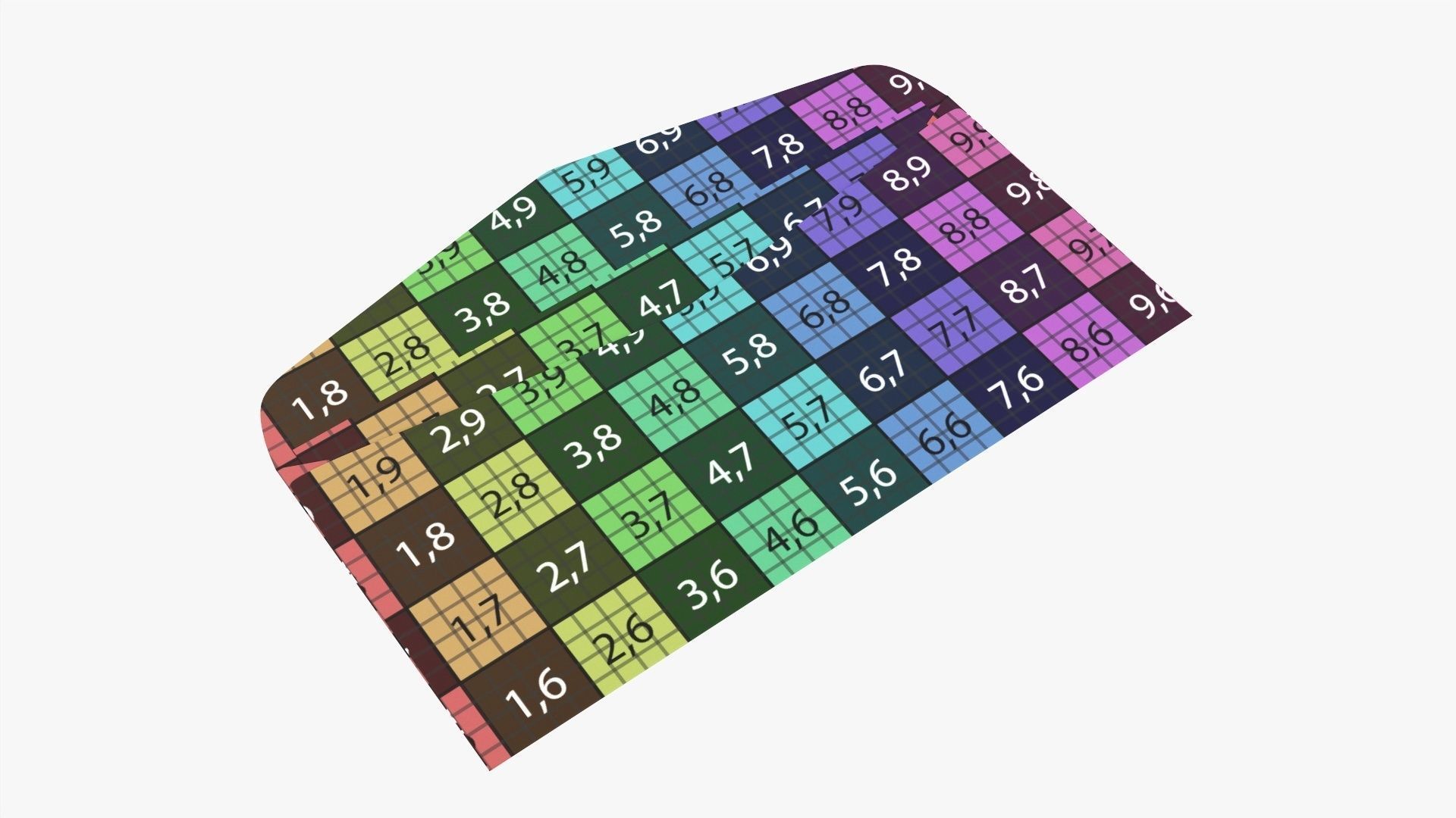 Envelope mockup 02 open 3D model_7