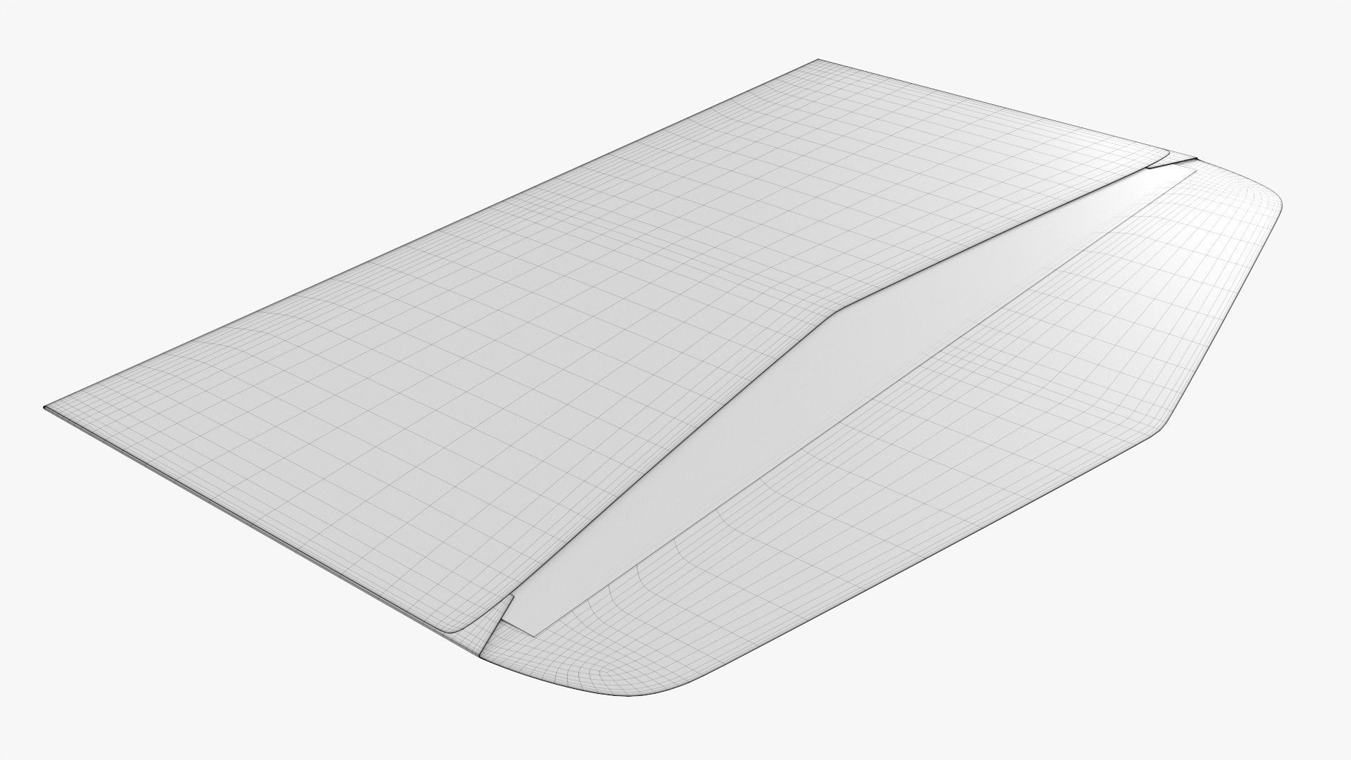 Envelope mockup 02 open 3D model_5