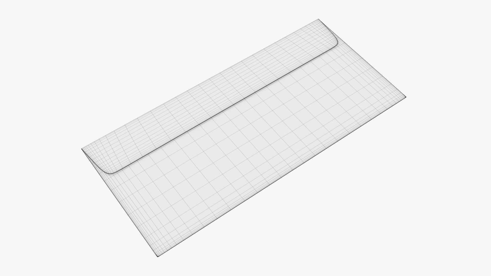 Envelope mockup 03 3D model_5