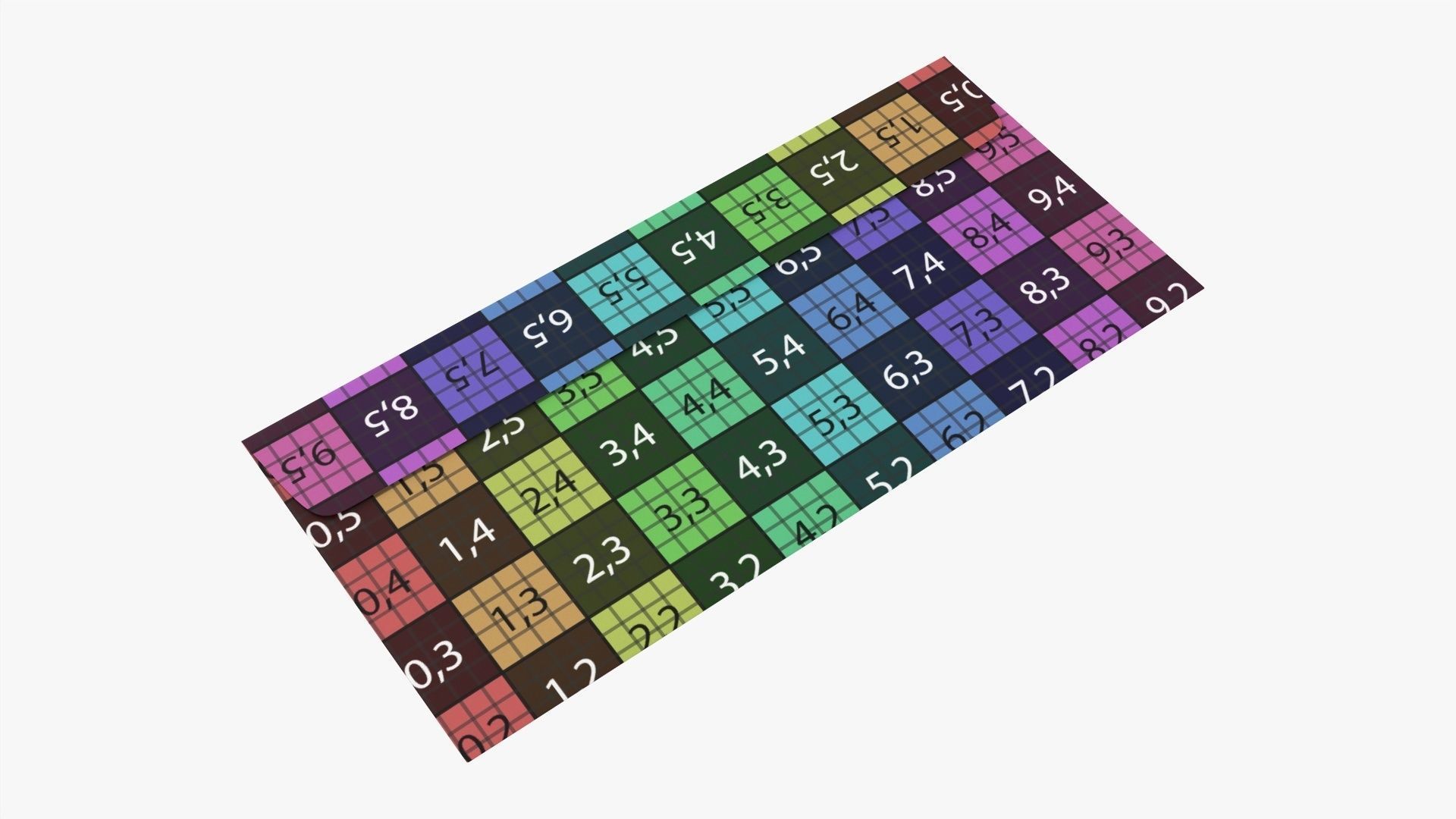 Envelope mockup 03 3D model_8