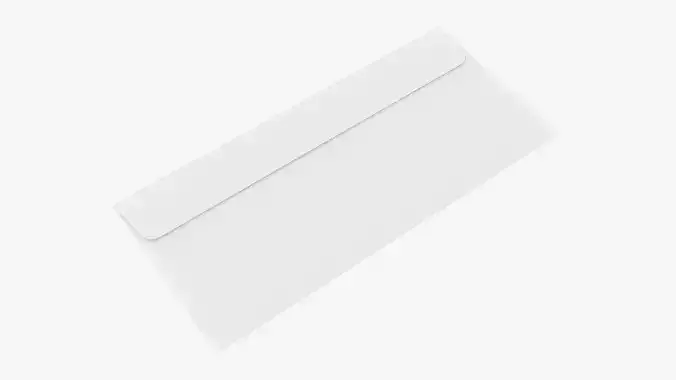 Envelope mockup 03 3D model