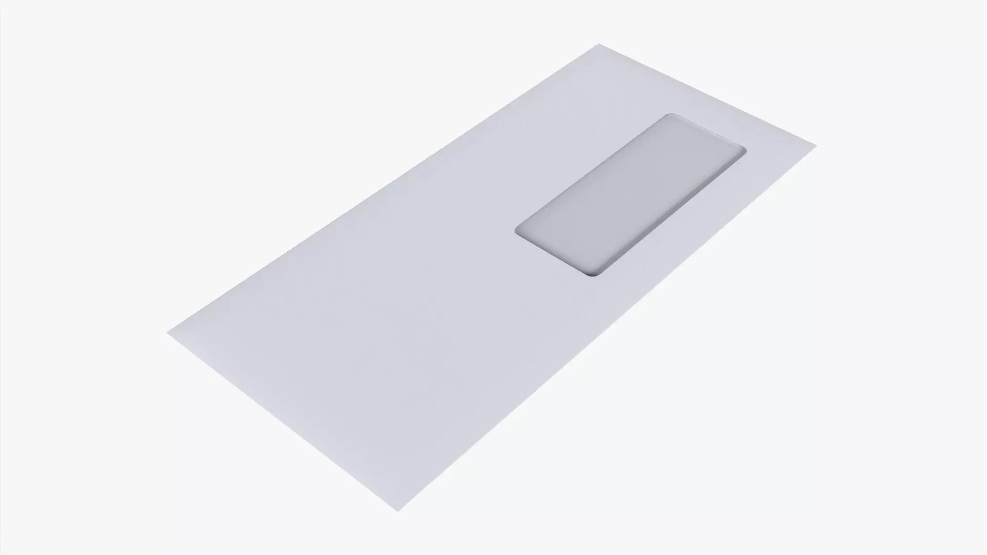 Envelope mockup 04 3D model
