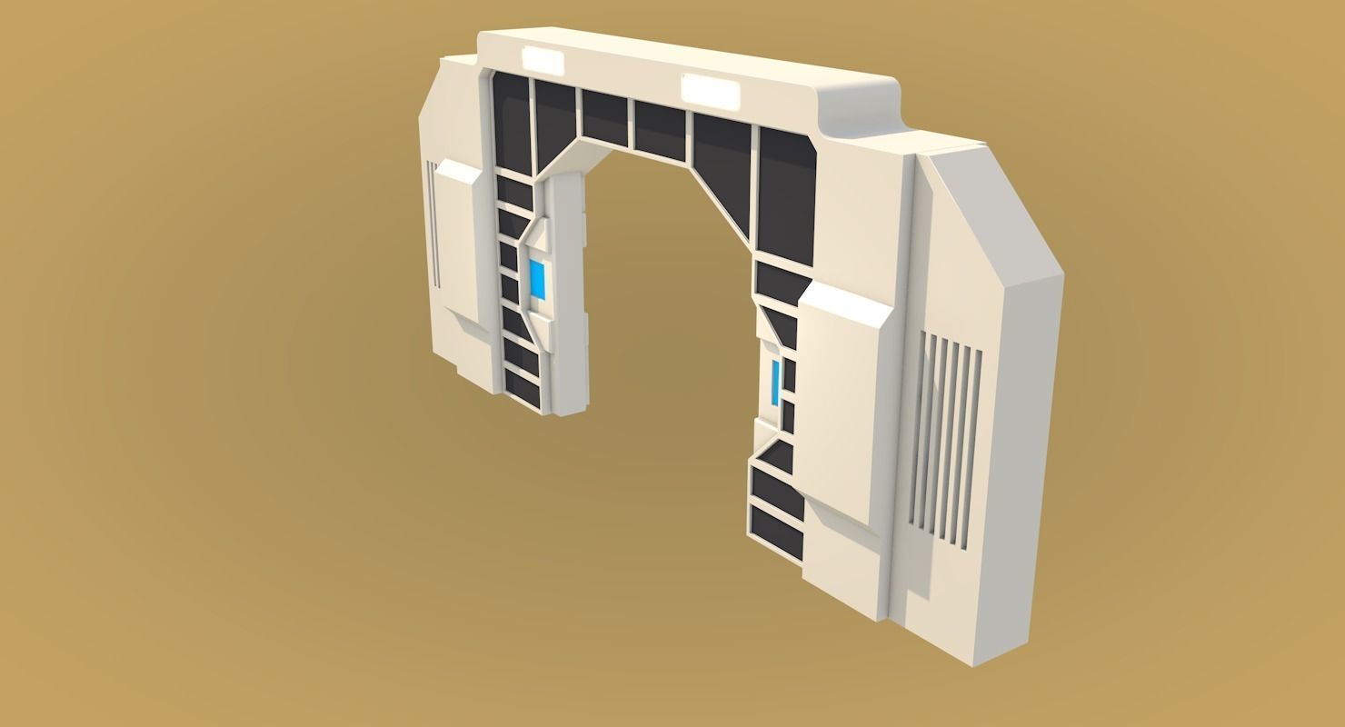 Spaceship Interior  3D model_8