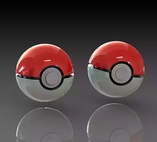 POKEBALL pokemon ball stud earrings