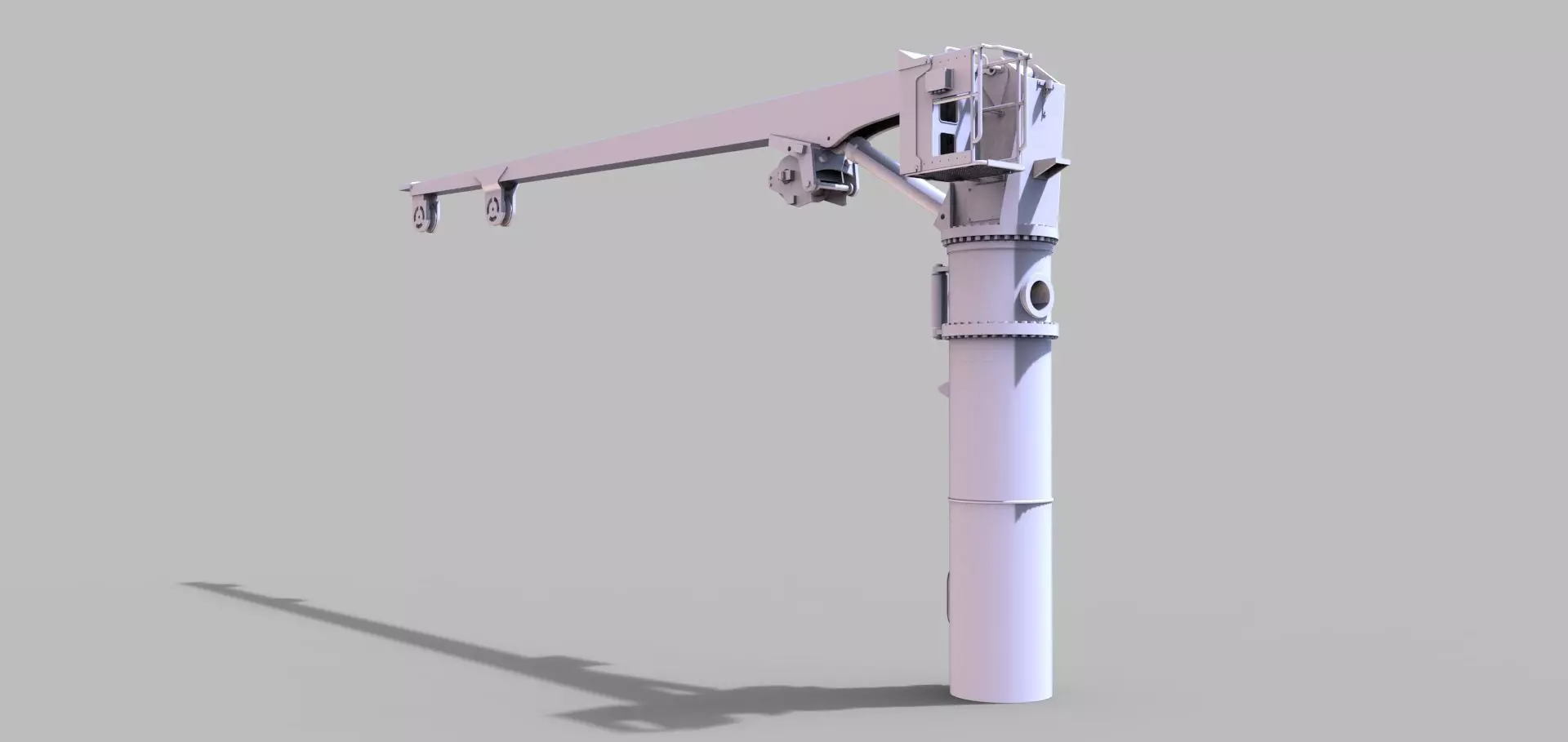 Crane for the rescue cruiser Hermann Marwede  Vessel DGZRS 3D print model_0