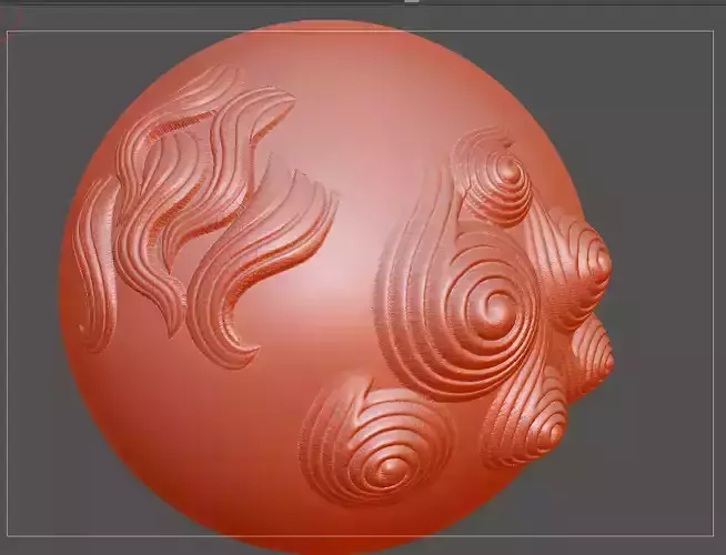 Download 7 ZBrush lion hair brushes antique stone lion hair 3D model