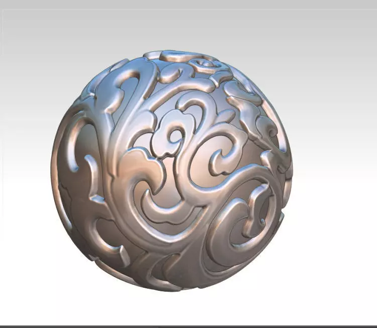 Jade Ball 3D map download jewelry design Relief Ball 3D map 3D print model_0