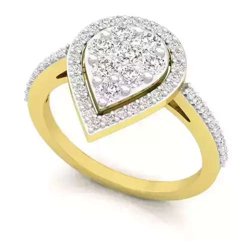 Diamond jewelry ring for woman