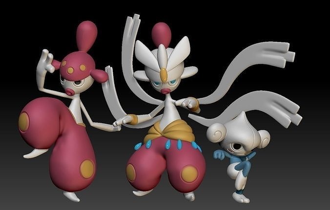 Pokemon Meditite Medicham  Mega Evolution 3D print model