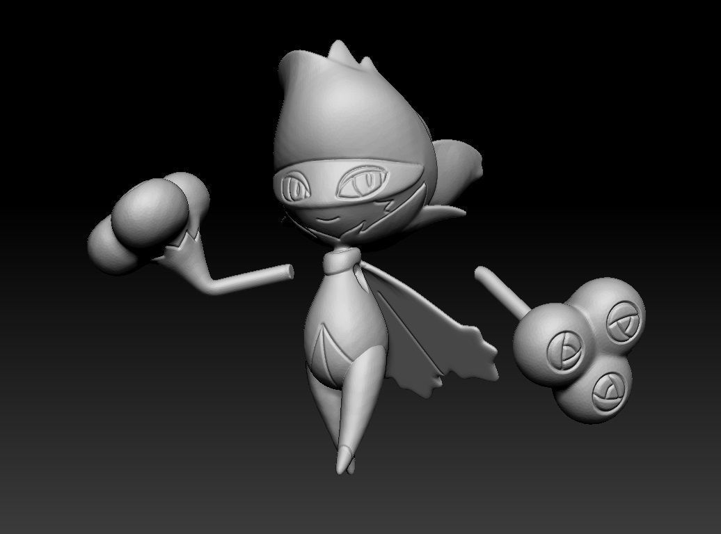 Pokemon Budew Roselia Roserade 3D print model_2