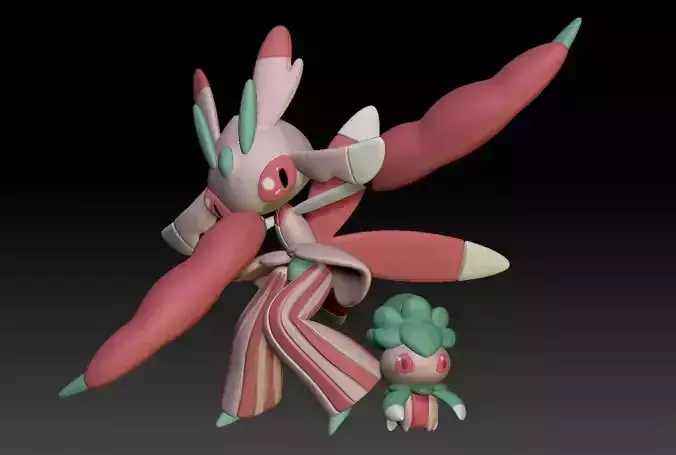 Pokemon Fomantis Lurantis