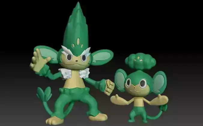 Pokemon Pansage Simisage