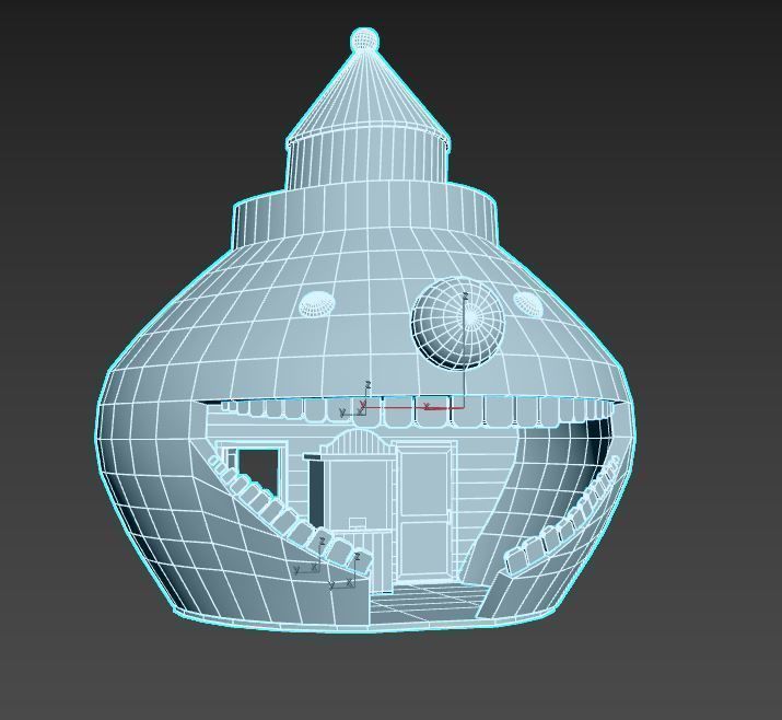 Bad Clown Ticket Booth 3D model_13