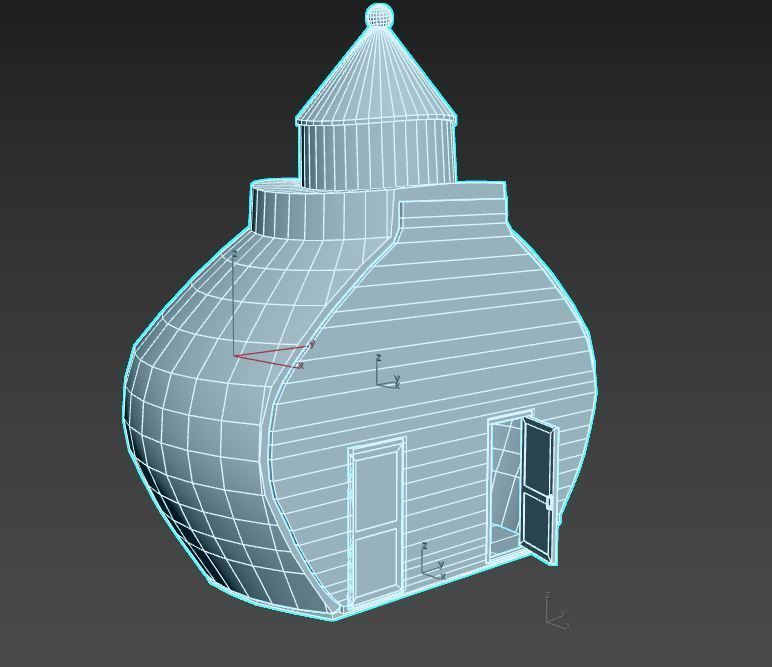 Bad Clown Ticket Booth 3D model_14