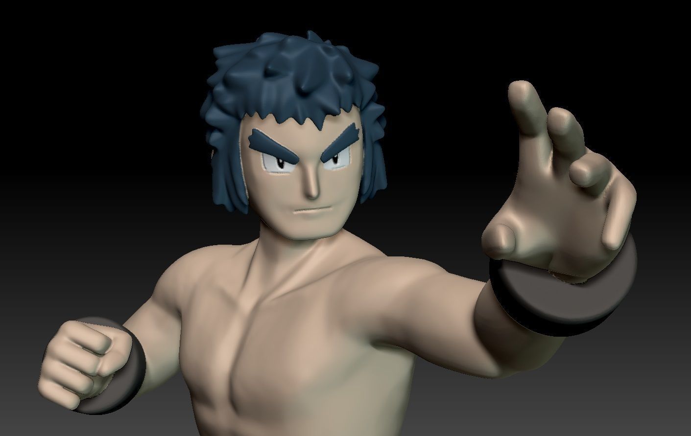 Pokemon Kanto Johto Elite Four Bruno 3D print model_1